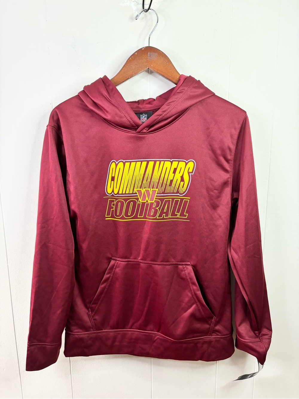 Washington Commanders pullover hooded sweatshirt big kids size XL 14/16 new